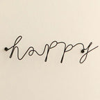 Nordic Iron Letter Wall Art Hooks