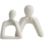 Modern Minimalist Abstract Couple Figurine Decor