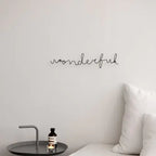 Nordic Iron Letter Wall Art Hooks