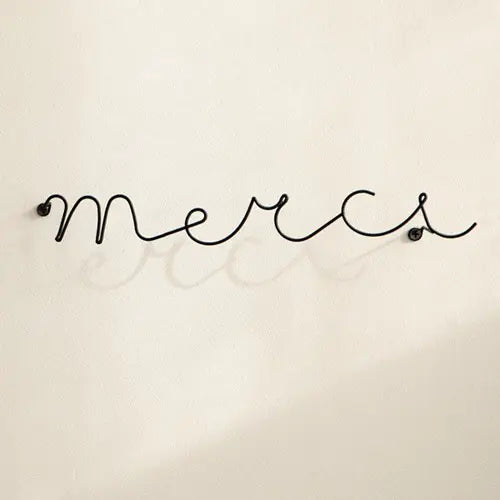 Nordic Iron Letter Wall Art Hooks