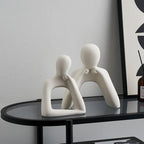 Modern Minimalist Abstract Couple Figurine Decor