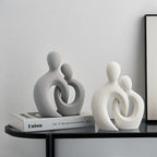 Modern Minimalist Abstract Couple Figurine Decor