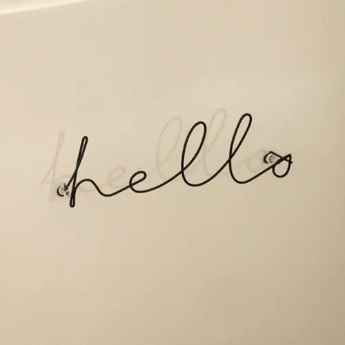 Nordic Iron Letter Wall Art Hooks