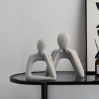 Modern Minimalist Abstract Couple Figurine Decor