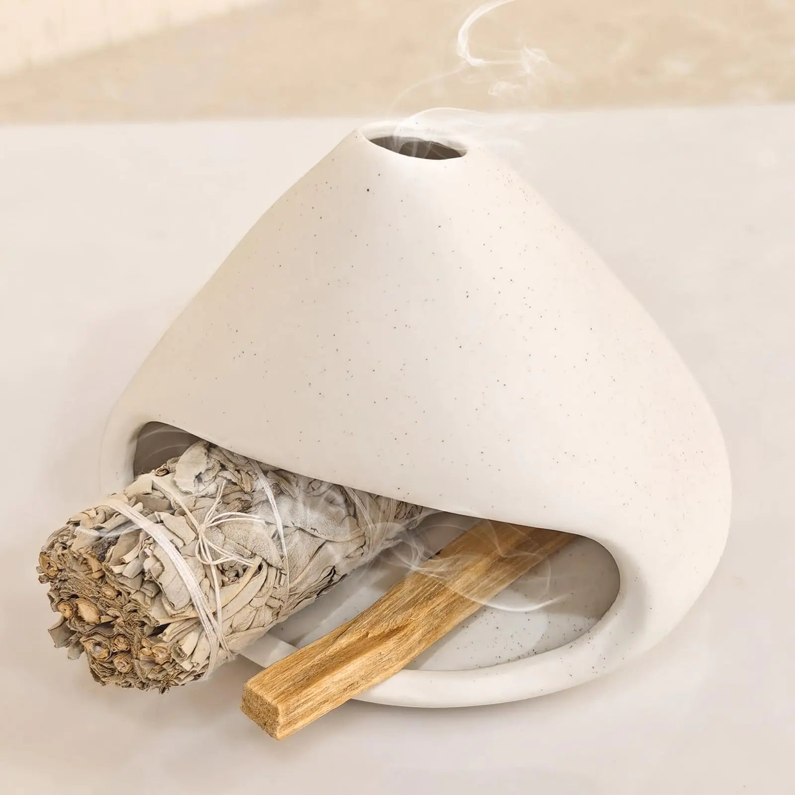 Palo Santo & Sage Ceramic Burner